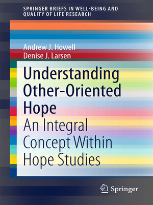 cover image of Understanding Other-Oriented Hope